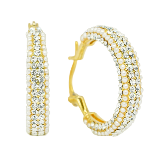 Cz Hoop Earrings