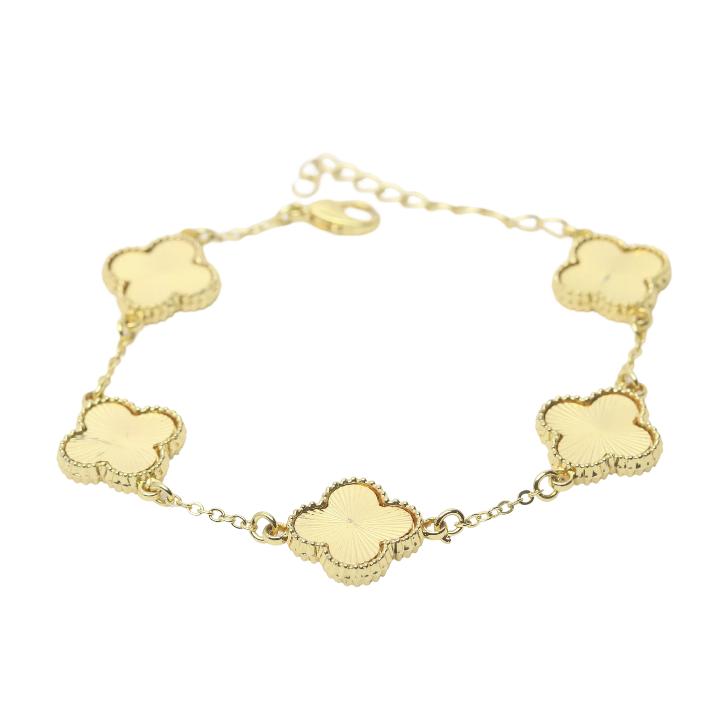 Clover Leaf Bracelet- Gold