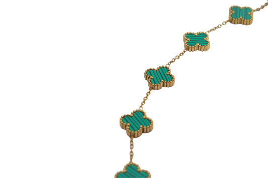 Clover Leaf Bracelet - Green