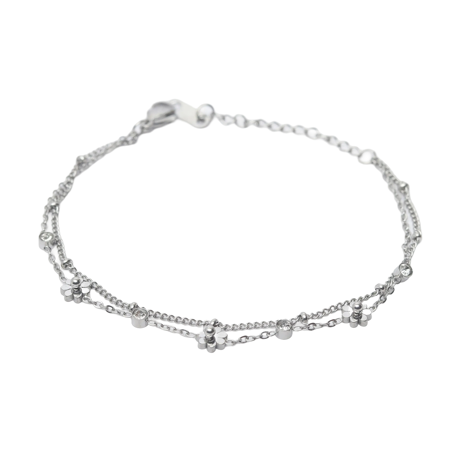 Floral Layered Bracelet