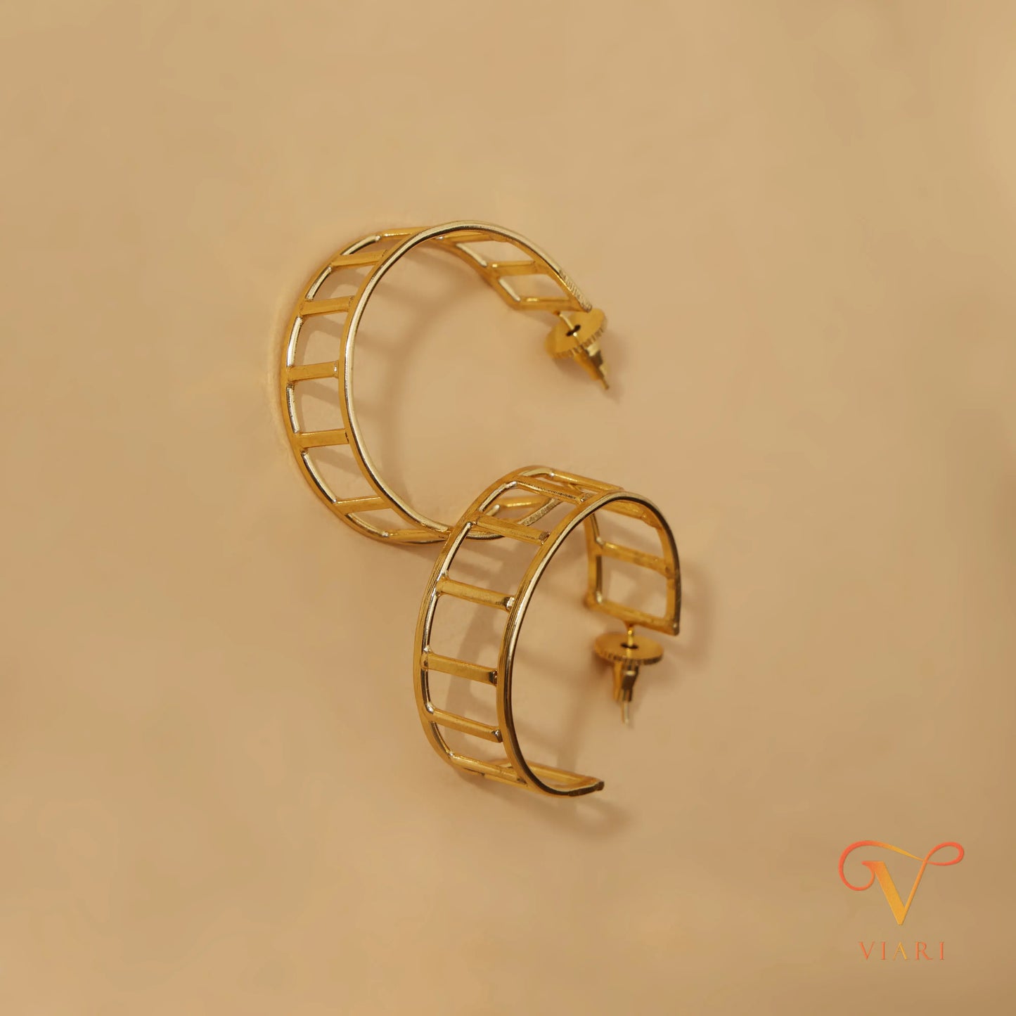 Rosetta Hoop Earrings